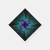 Serviette En Papier L'art Abstrait des yeux (Coin)
