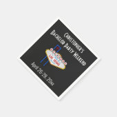 Serviette En Papier Las Vegas Bachelor Party Guys Weekend (Coin)