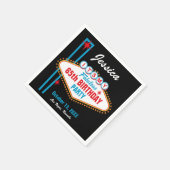 Serviette En Papier Las Vegas Custom (Coin)