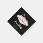 Serviette En Papier Las Vegas Mariage Cocktail Hour Napkins (Coin)