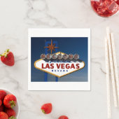 Serviette En Papier Las Vegas Mariage Signal Jour Papier (En situation)