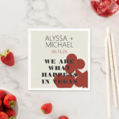 Serviette En Papier Las Vegas Nous Sommes Ce Qui Se Passe Cocktail Mar (En situation)