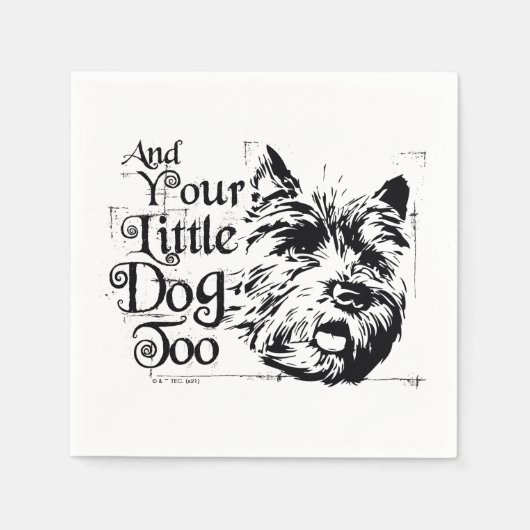 Serviette En Papier L'Assistant D'Oz™ | Et Ton Petit Chien Aussi (Devant)