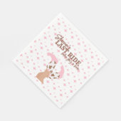 Serviette En Papier Last Ride Bachelorette Party (Coin)