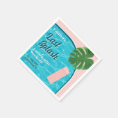 Serviette En Papier Last Splash Bachelorette Weekend Pool Party (Coin)