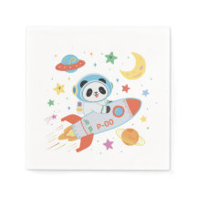 l'astronaute bleu et orange Panda