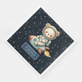 Serviette En Papier L'astronaute porte des serviettes pour l'anniversa (Coin)