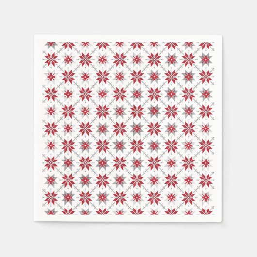 Serviette En Papier Latvian Morning SUN motif géométrique V (Devant)