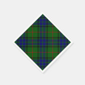 Serviette En Papier Lauder tartan bleu vert plaid (Coin)