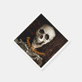 Serviette En Papier Laughton Skeleton Halloween Papier (Coin)