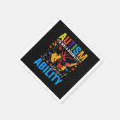 Serviette En Papier L'Autisme N'Est Pas Un Handicap, C'Est Un Différen (Coin)