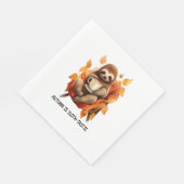 Serviette En Papier L'automne, c'est Sloth Tastic (Coin)