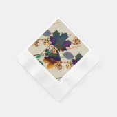 Serviette En Papier L'automne laisse les couleurs royales (Coin)