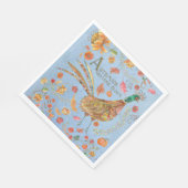 Serviette En Papier L'automne, une floraison honteuse (Coin)