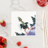 Serviette En Papier L'autruche arctique à la course (En situation)