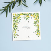 Serviette En Papier Lavage de mariage au citron