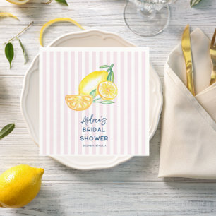 Serviette En Papier Lavage de mariée Citron Jaune Citrus