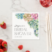 Serviette En Papier Lavage de Succulentes Fête de Mariage d'Été (En situation)