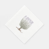 Serviette En Papier Lavande (Coin)