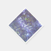 Serviette En Papier Lavande florale violette claire Hydrangeas (Coin)