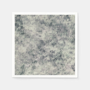 Serviette En Papier Lavande Gris Texturée Abstraite moderne Sage Vert