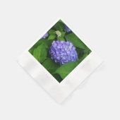 Serviette En Papier Lavande Hydrangea (Coin)