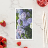 Serviette En Papier Lavande & Lilac Hortensia Hydrangea Fleurs (En situation)