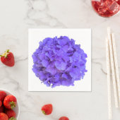 Serviette En Papier Lavande lilas violet Hydrangeas violet Fleurs (En situation)