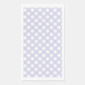 Serviette En Papier Lavender Country Style En vichy Motif Napkins (Devant)