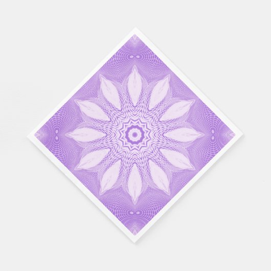 Serviette En Papier Lavender Faux Tulle Design (Coin)