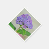 Serviette En Papier Lavender Hydrangea Blossom Papier Napkin (Coin)