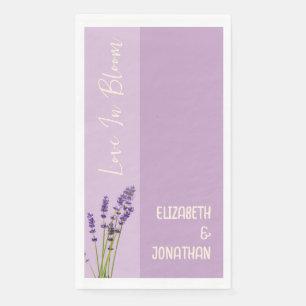 Serviette En Papier Lavender Love Mariage