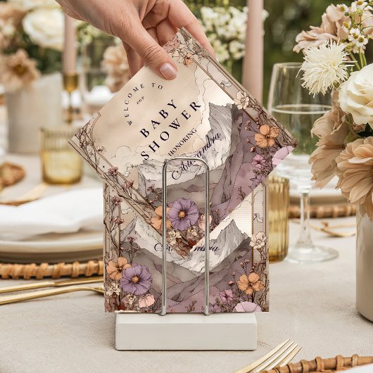 Serviette En Papier Lavender Meadow Peaks Baby Shower