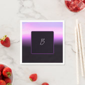 Serviette en papier Lavender Sunset (En situation)