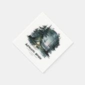 Serviette En Papier L'aventure attend les serviettes de table à thème  (Coin)