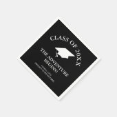 Serviette En Papier L'aventure commence la graduation (Coin)