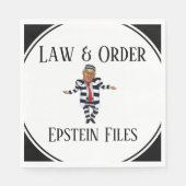 Serviette En Papier Law & Order Paper Napkin (Devant)