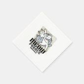 Serviette En Papier Laze Furr Days - Cute Lazy Cats Design (Coin)