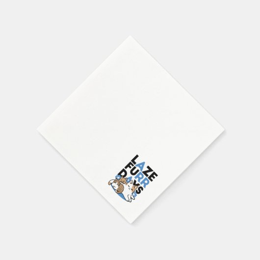 Serviette En Papier Laze Furr Days - Cute Lazy Cats Design (Coin)