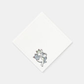 Serviette En Papier Laze Furr Days - Cute Lazy Cats Design (Coin)