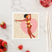 Serviette En Papier Lazy Pool Day (En situation)