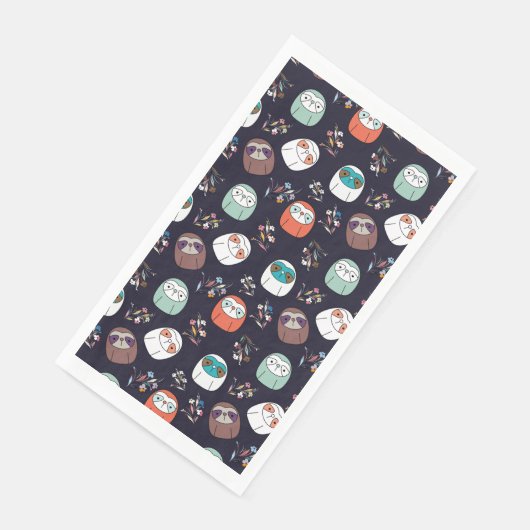 Serviette En Papier Lazy Sloth (Coin)