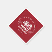 Serviette En Papier Le 40e anniversaire du Mariage en devenir (Coin)