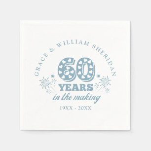 Serviette En Papier Le 60e anniversaire du Mariage