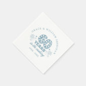 Serviette En Papier Le 60e anniversaire du Mariage (Coin)