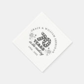 Serviette En Papier Le 70e anniversaire du Mariage (Coin)