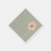 Serviette En Papier Le Baby shower chic du désert (Coin)