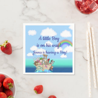 Serviette En Papier Le Baby shower d'arche de Noah Favor