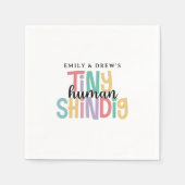 Serviette En Papier Le Baby shower de minuscule Shindig Humain Cute Co (Devant)
