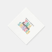 Serviette En Papier Le Baby shower de minuscule Shindig Humain Cute Co (Coin)